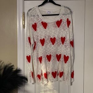 Heart sweater